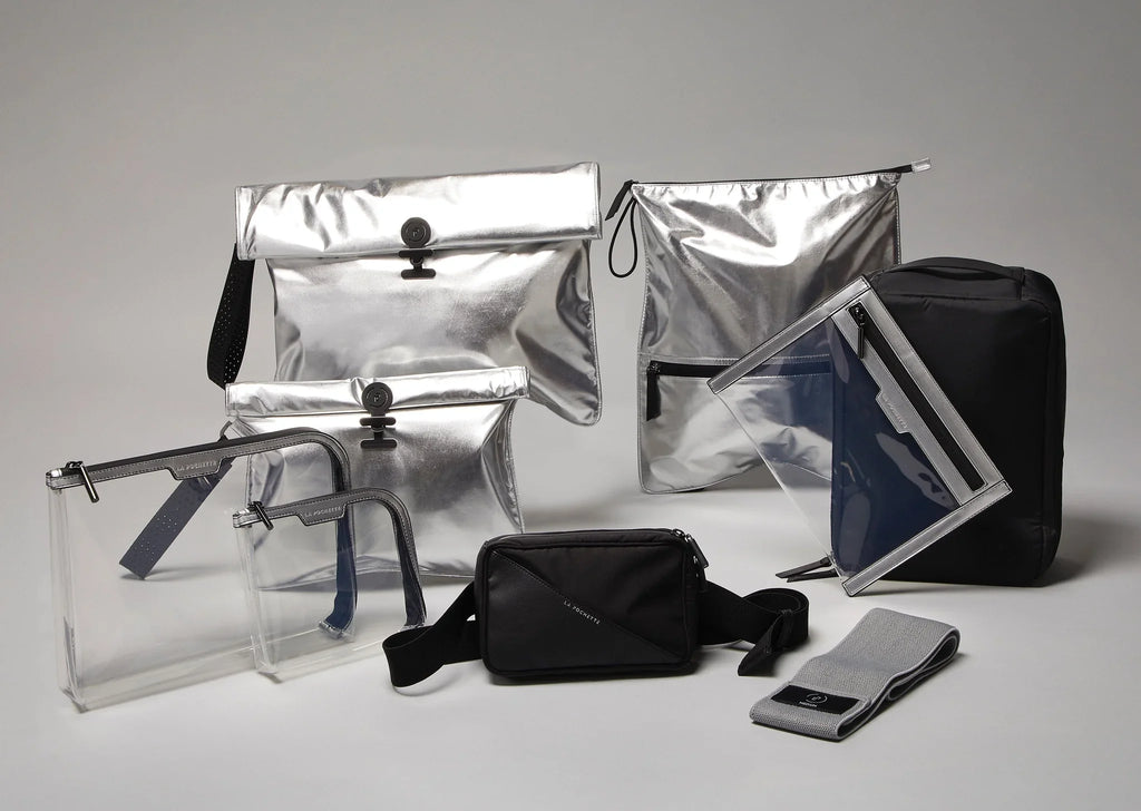 Sweat Bag | Silver/Ink