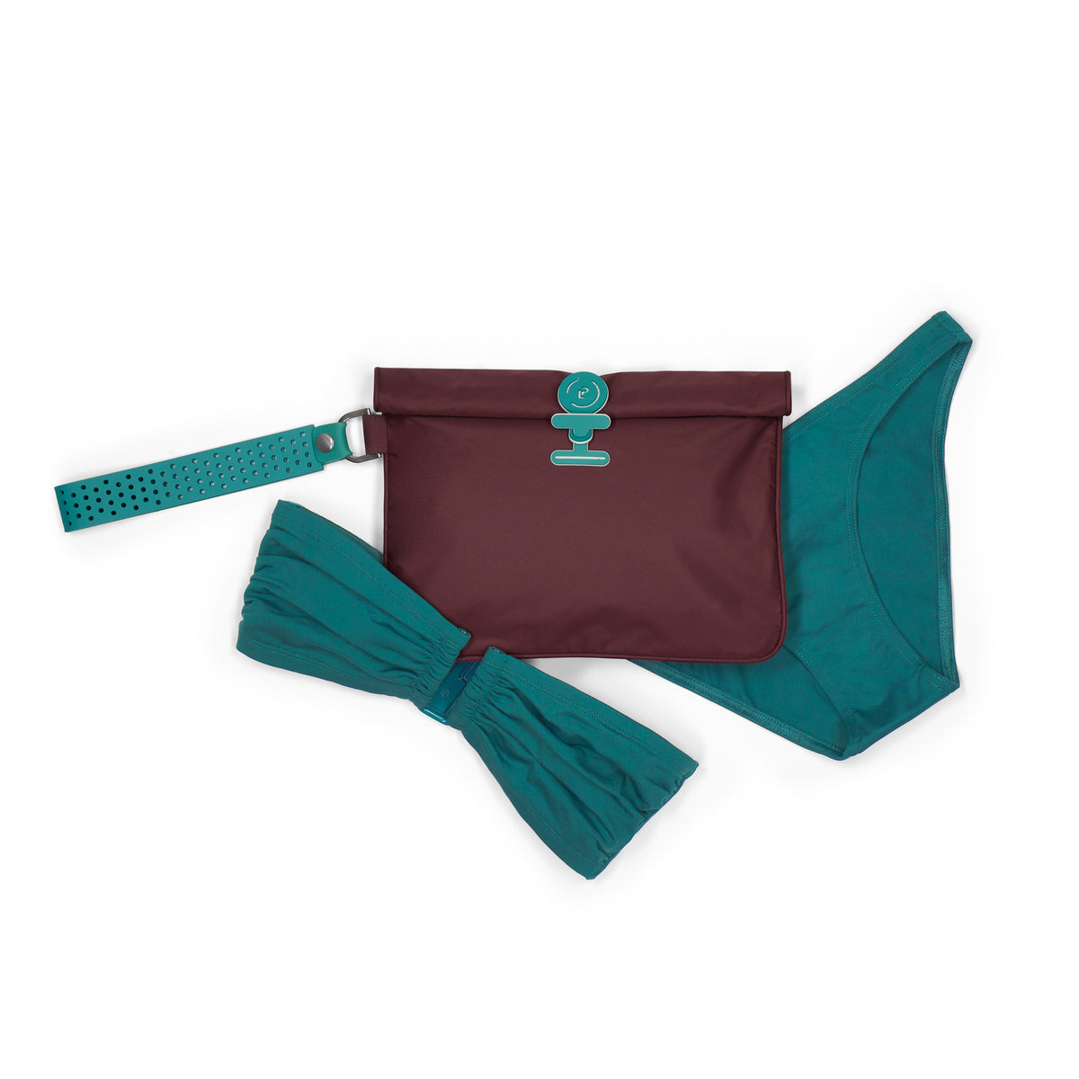 Wet Bag | Oxblood/Lagoon