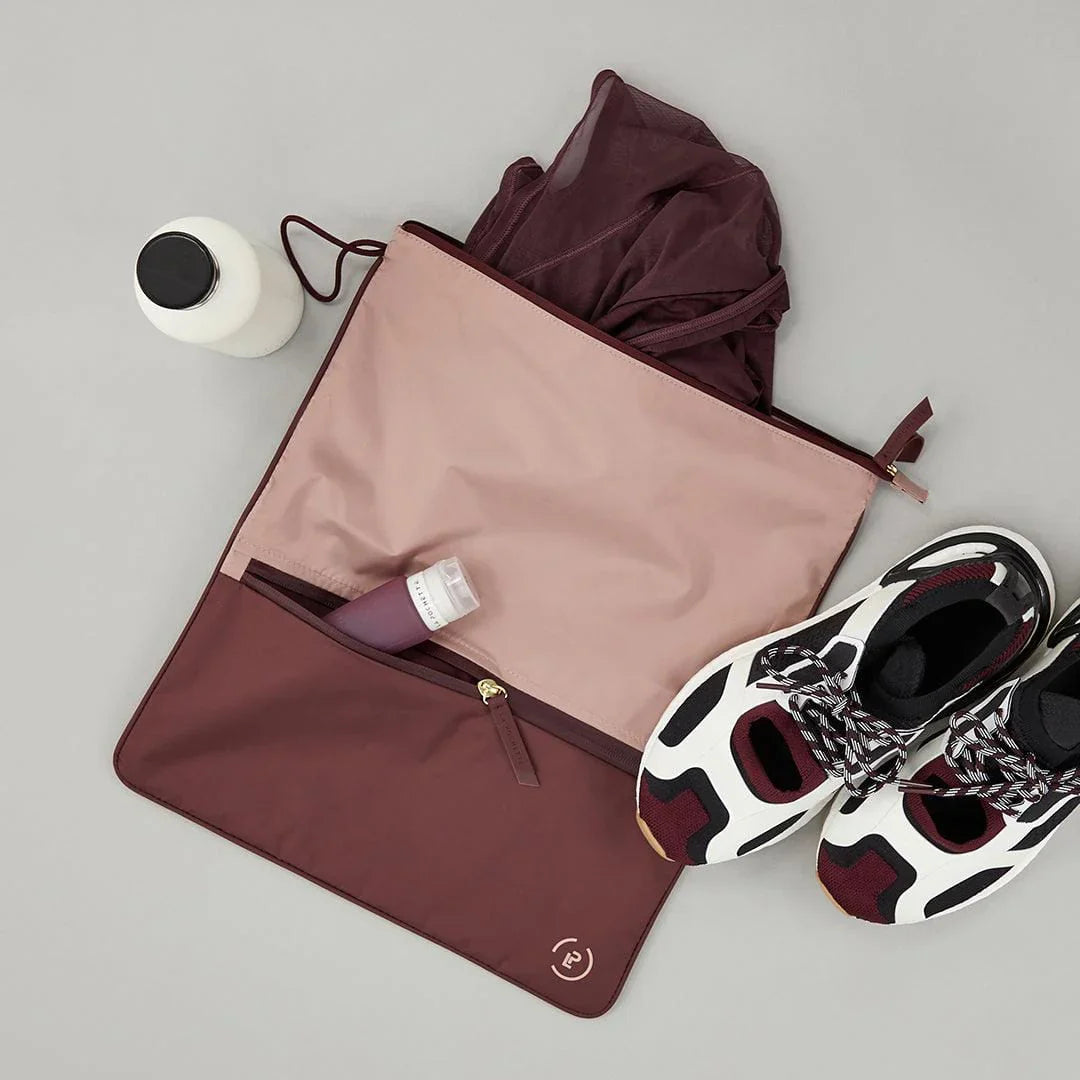 Sweat Bag | Oxblood/Rose