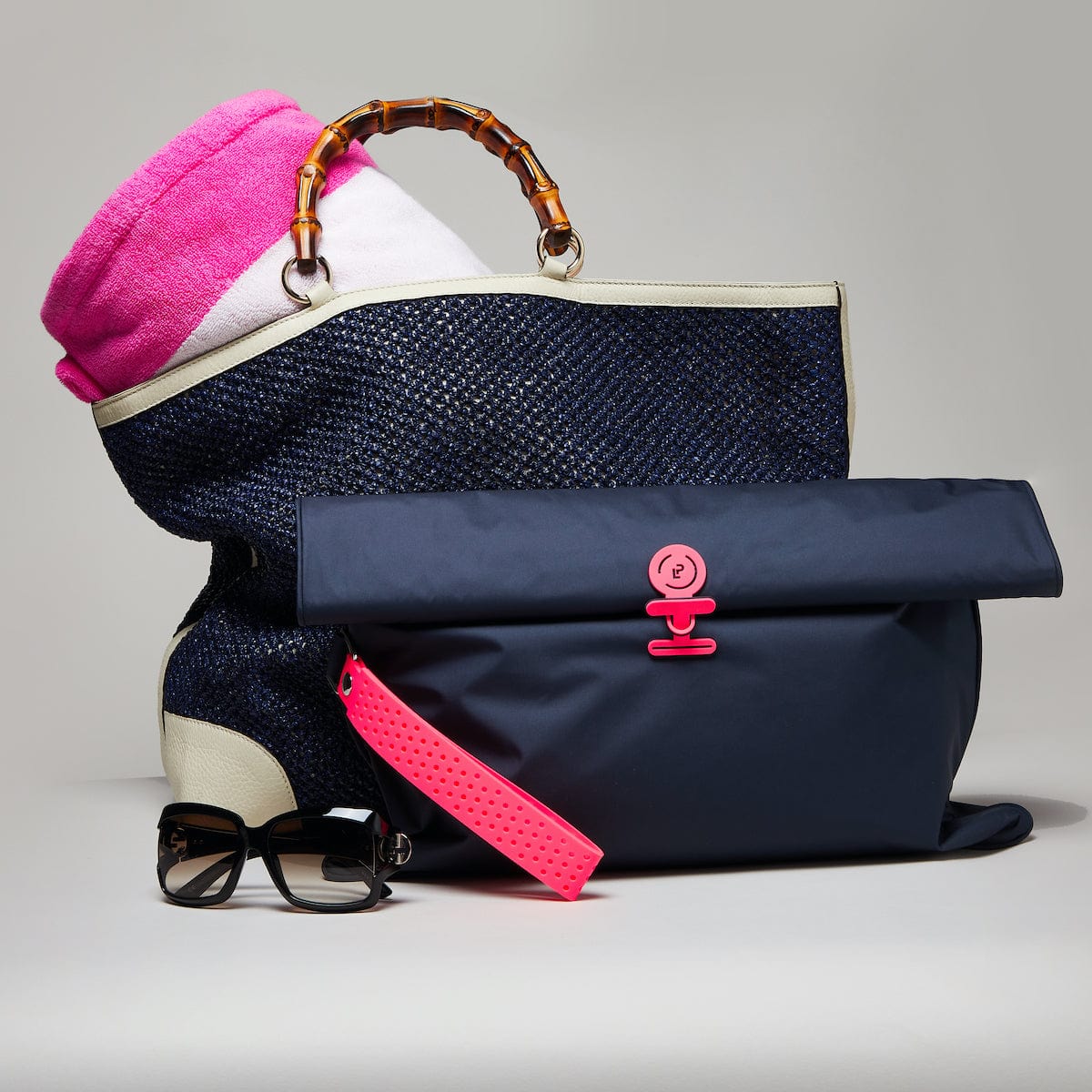 Wet Bag | Midnight/Neon Pink